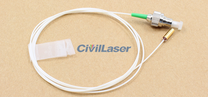 Single Core Optical 파이버 콜리메이터 Gold Plated Tube C-Lens APC Connector